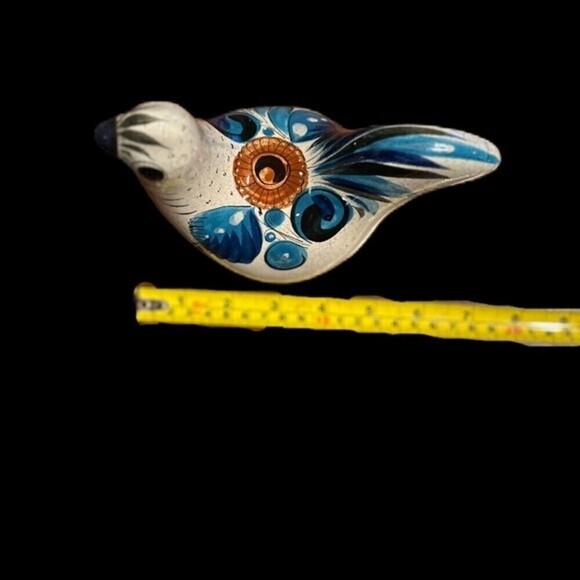 Vintage Tonala Mexican Art Pottery‎ Painted Bird - Picture 5 of 8